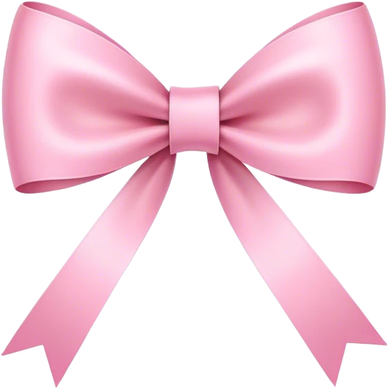Super ultra-thin and stretched ribbon bow, as narrow as possible, single loop, no extra loops, no fluffy or rounded shapes, only one long and sleek ribbon, delicate, minimalist, NO DOUBLE LOOPS, NO THICKNESS, ONLY A SINGLE SLIM LINE pink emoji