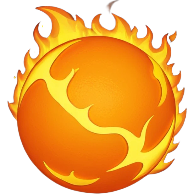 fireballs no face emoji