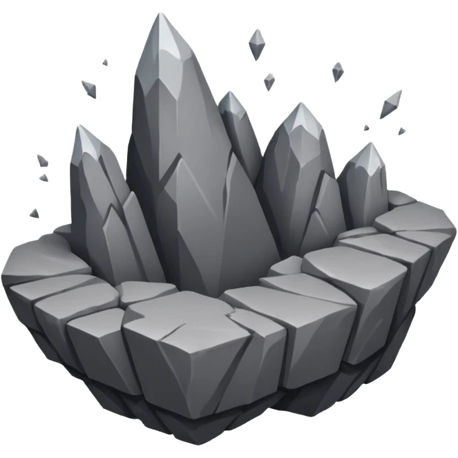falling rocks emoji