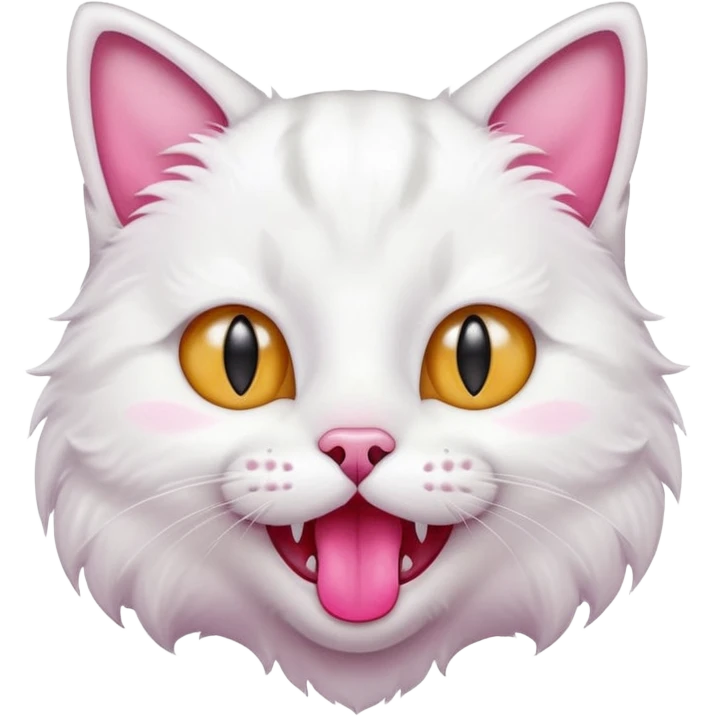 Cat with jawline mewing emoji