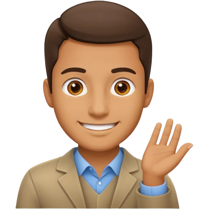 hazme un emoji que le este ayudando a una empresa a dejar de perder tiempo en tareas repetitivas y empezar a centrarse en lo que realmente importa: crecer. y que sea un hombre el emoji emoji