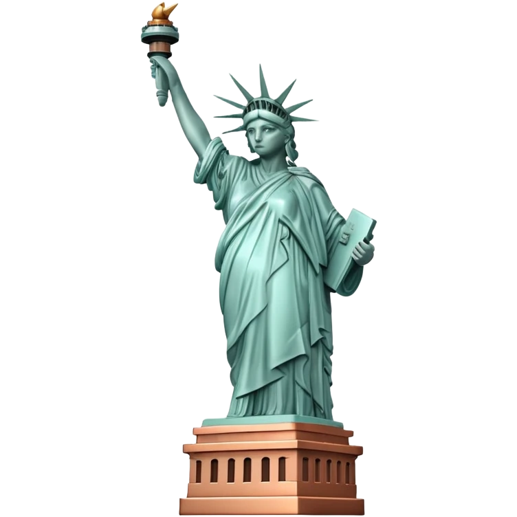 Statue of Liberty landmark emoji