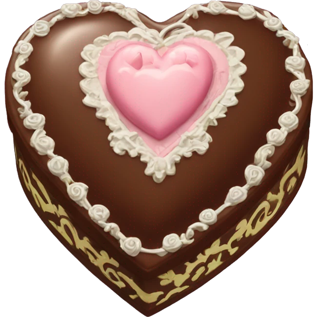 Rococo heart chocolate box emoji