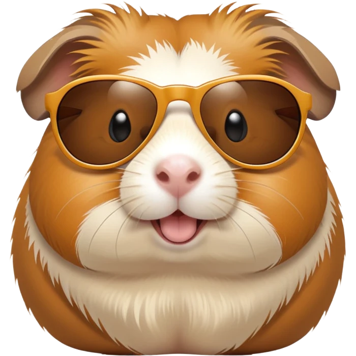 Porcellino d’india con occhiali da sole emoji