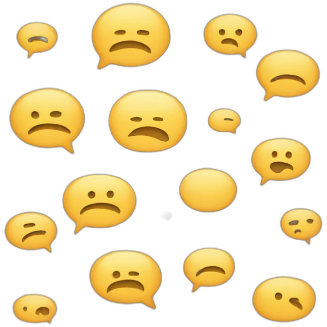 conversation bubbles emoji