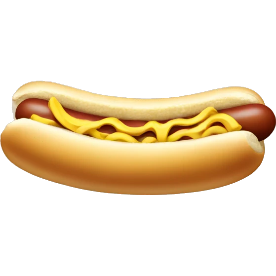 hotdog with banana emoji
