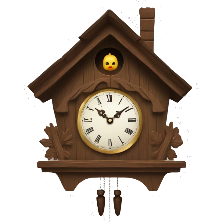 Cuckoo clock emoji