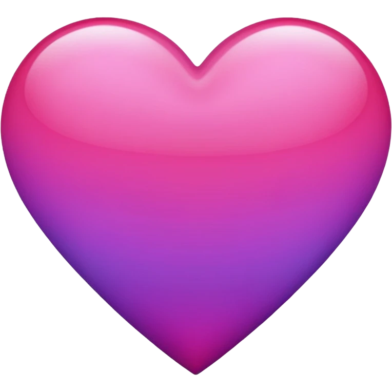 hot pink and Purple-gradients Heart emoji