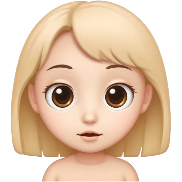 cute KOMACOM character with round face and big eyes emoji