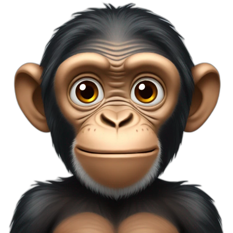 Chimpanzé ptdr emoji