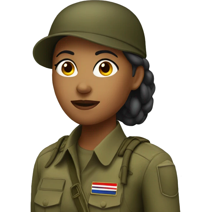Woman soldier emoji