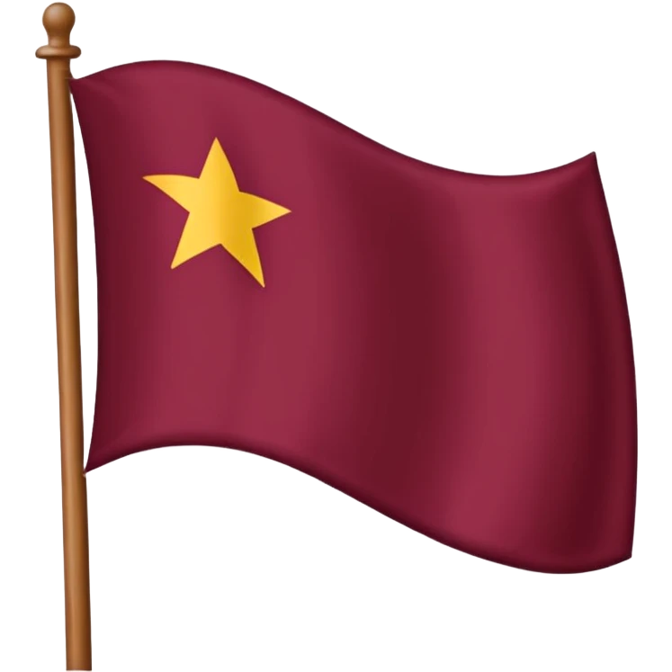 Bandera color vino emoji