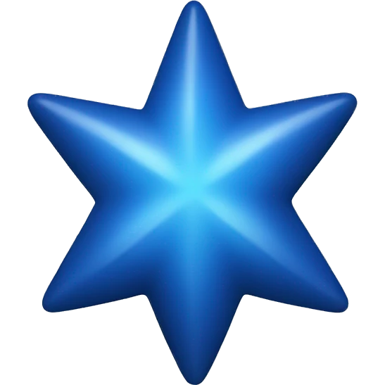 Blue star emoji