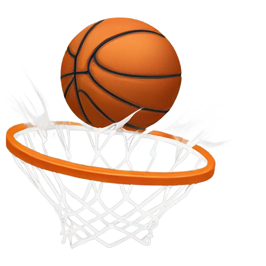 Basketball swoosh emoji