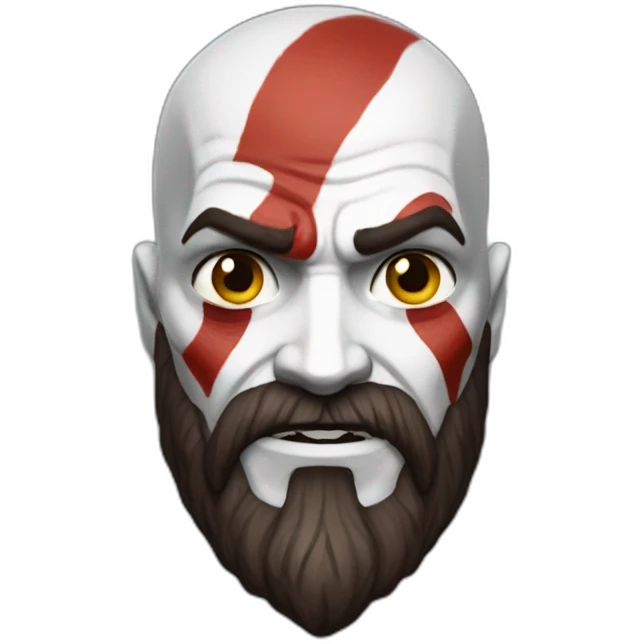 kratos from god of war emoji