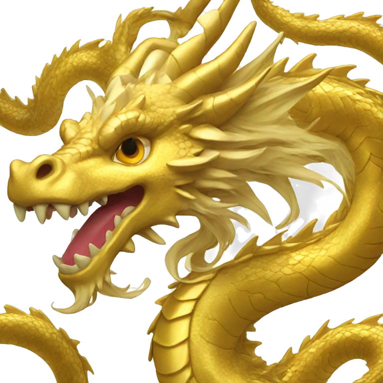 gold dragon emoji