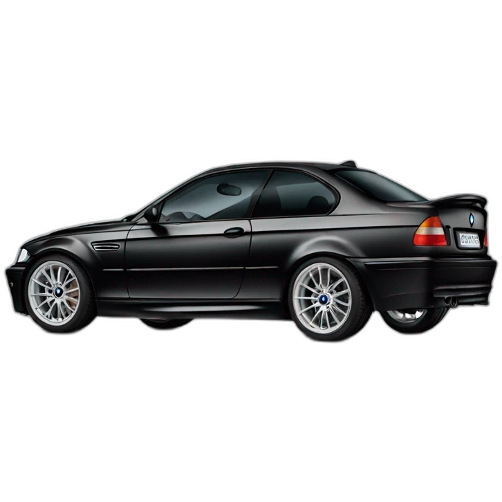 E46 BMW couleur noir emoji