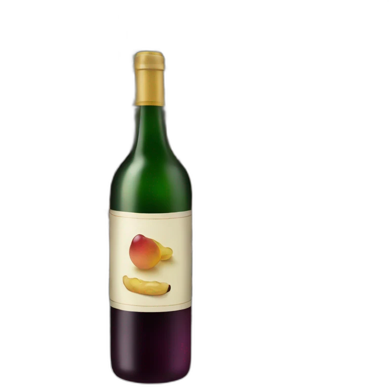 frigo plein de bouteille de vin emoji