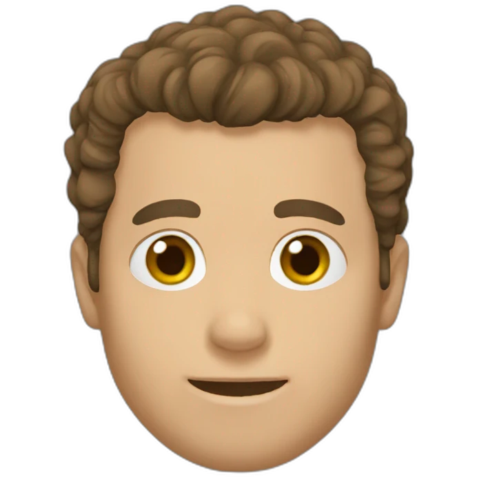 Napoleon Brown hair emoji