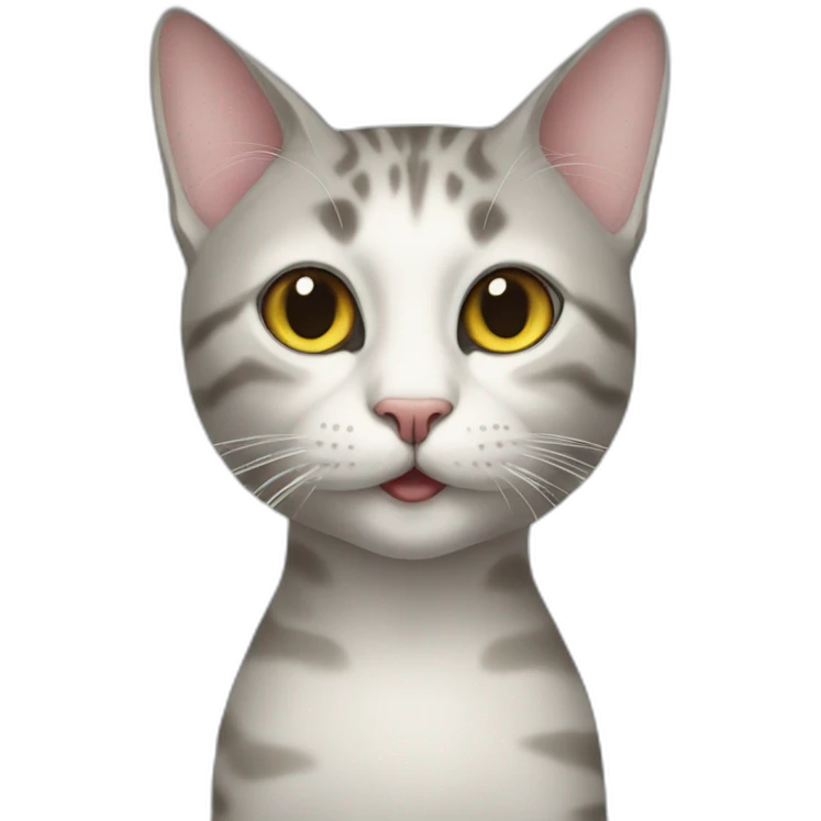Surreal cat emoji