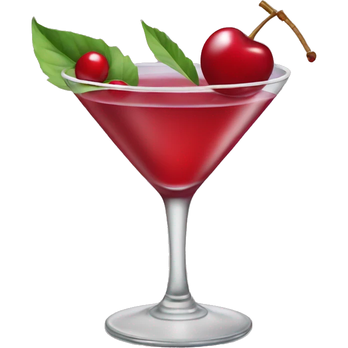 Cherry martini emoji