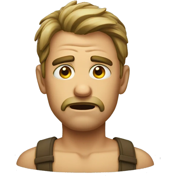 Disgusted man emoji