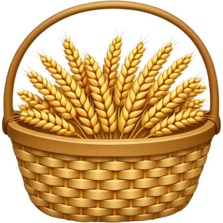Wheat grain basket emoji