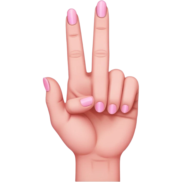 pink middle finger emoji