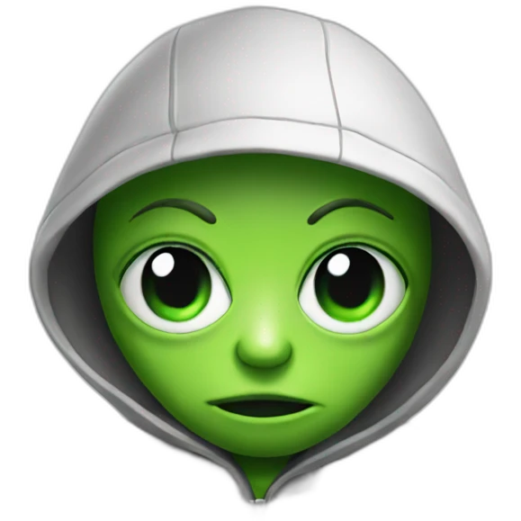 alien with sweat-shirt  emoji