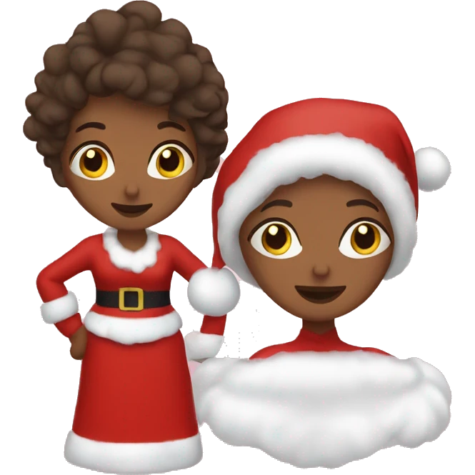 Me and Mrs Claus emoji
