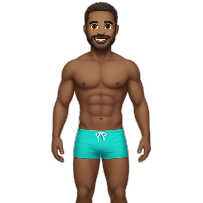 man bikini emoji