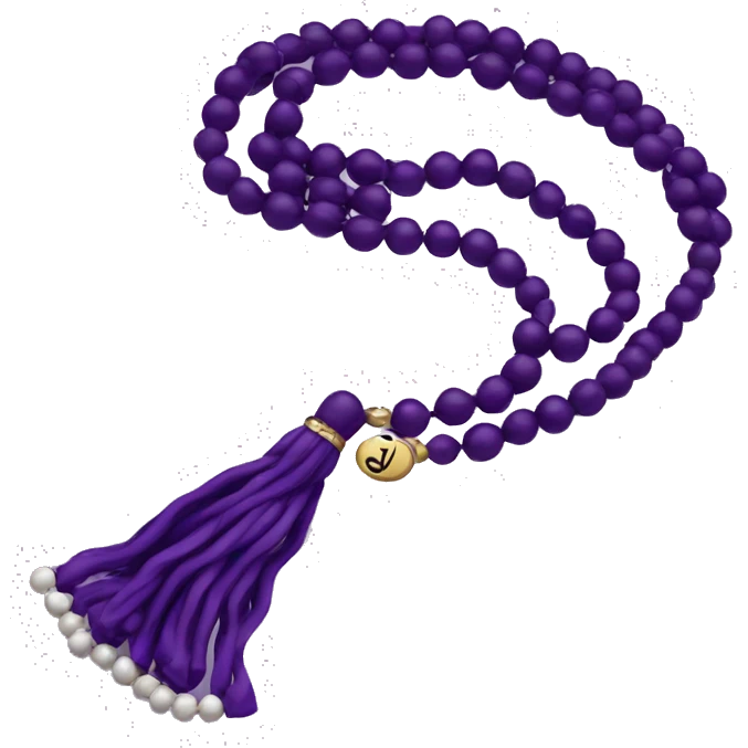 Purple Tasbih emoji