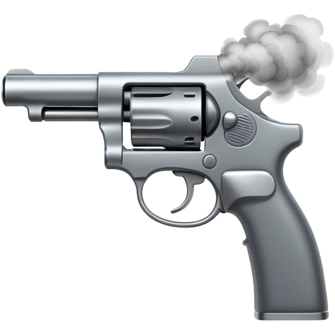 gun with smoke emoji