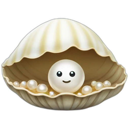 clam with pearl emoji