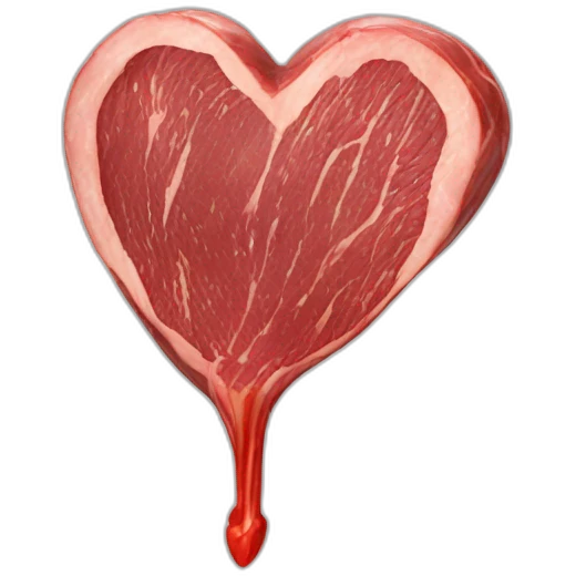 steak heart emoji