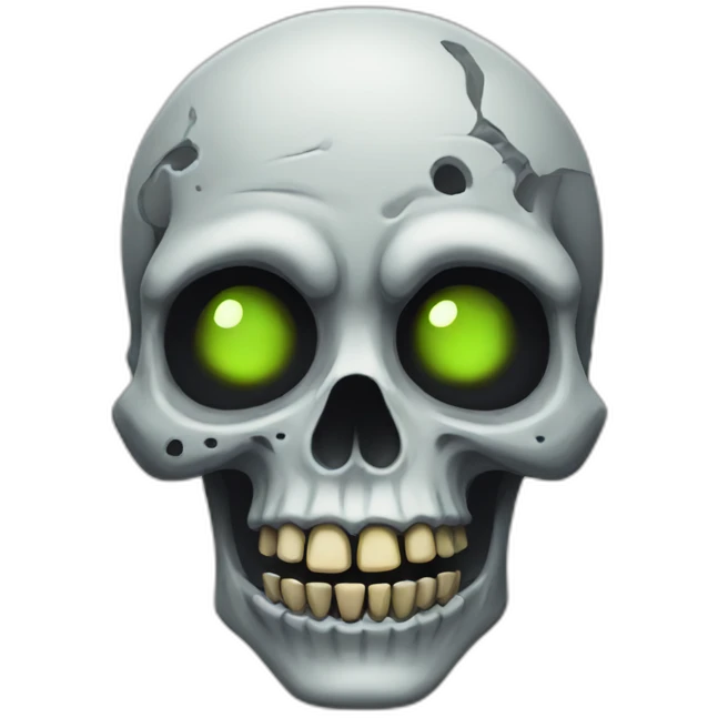 zombie skeleton emoji