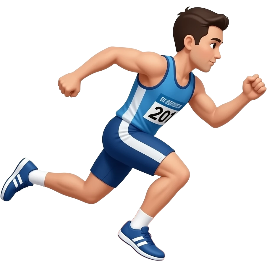 Full body athletics emoji