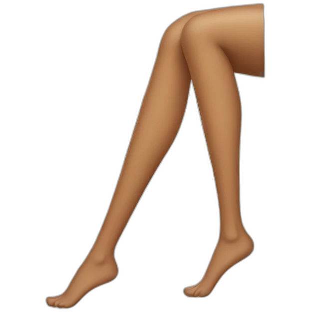 a long leg emoji