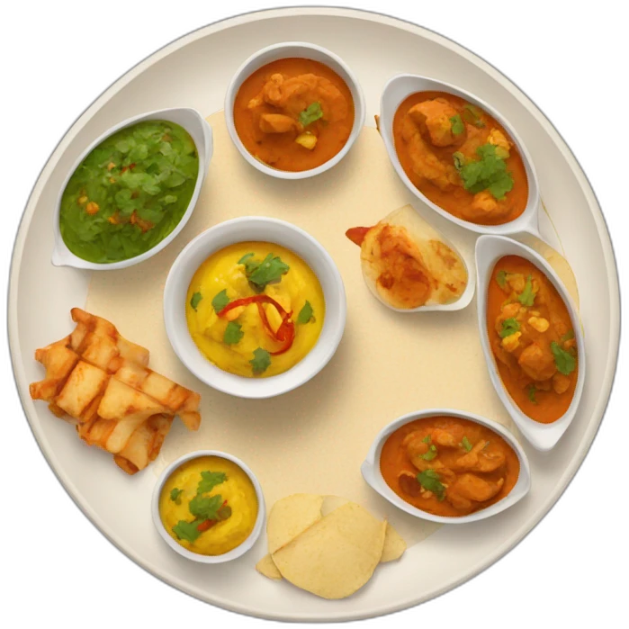 indian food dish emoji