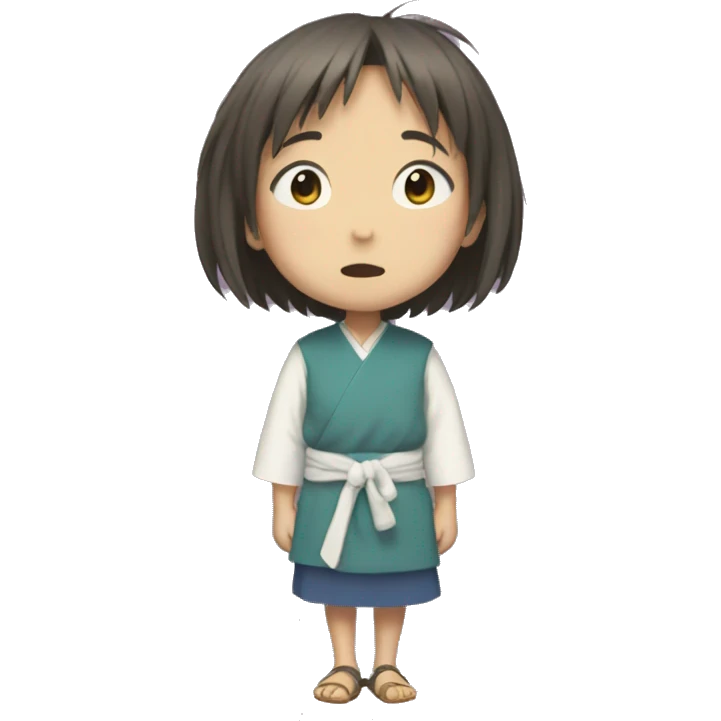 Spirited Away's Chihiro emoji