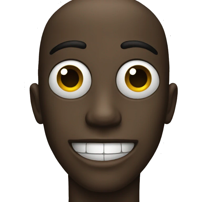 black smiley emoji emoji