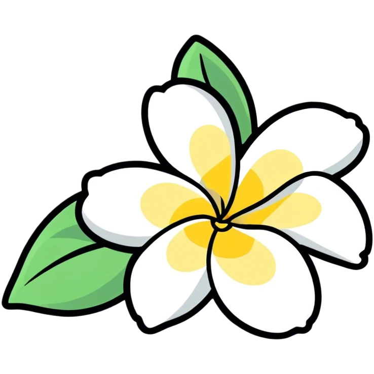 Plumeria  emoji