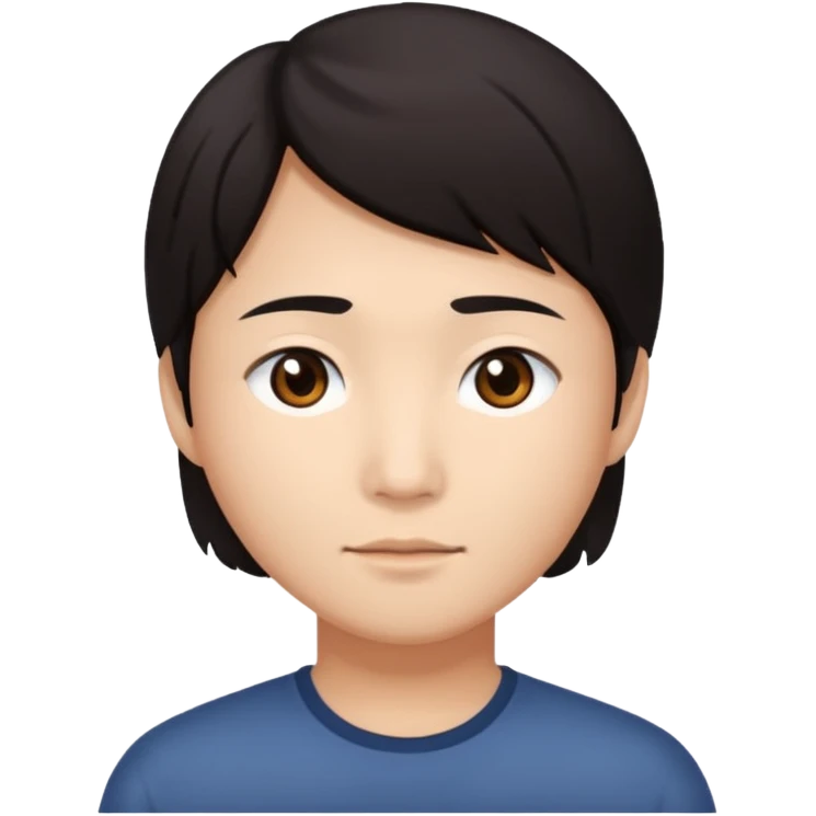A stereotypical asian emoji