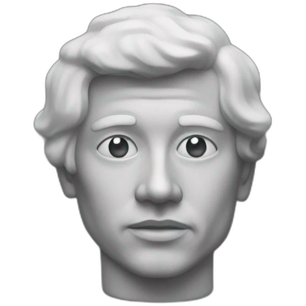 escultura emoji