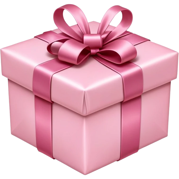Light pink Christmas gift  emoji