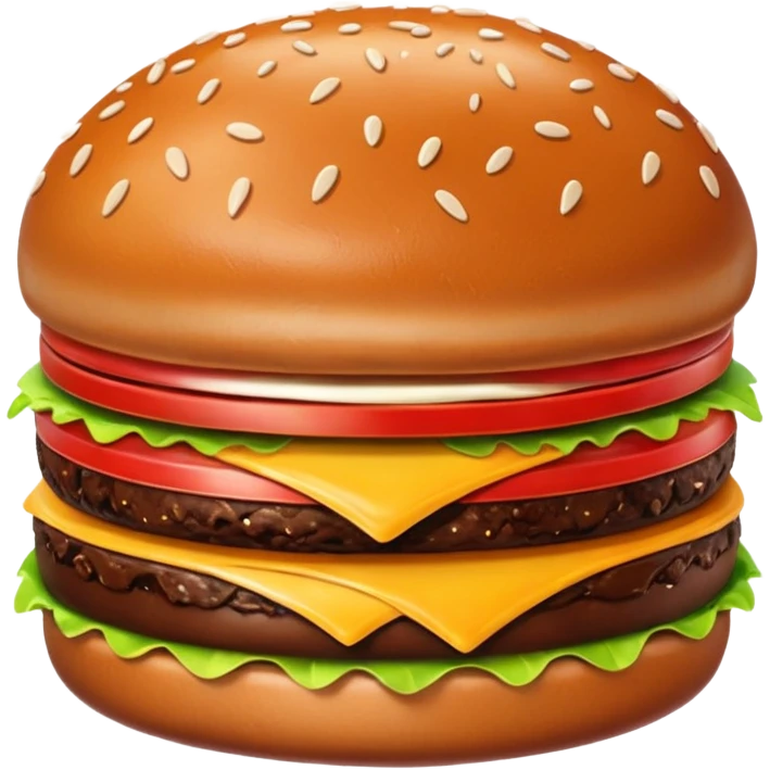 chocolate burger cute emoji style emoji