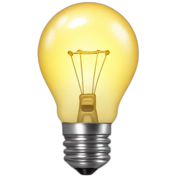 tiny lightbulb  emoji