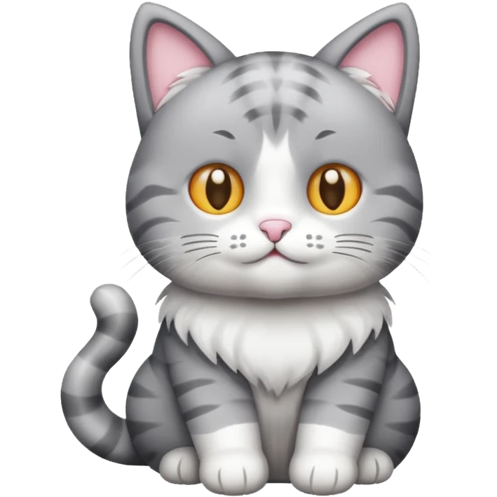 Gato de pelúcia emoji
