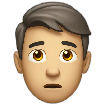worried emoji