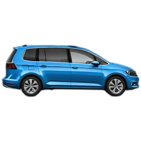 blue volkswagen touran emoji